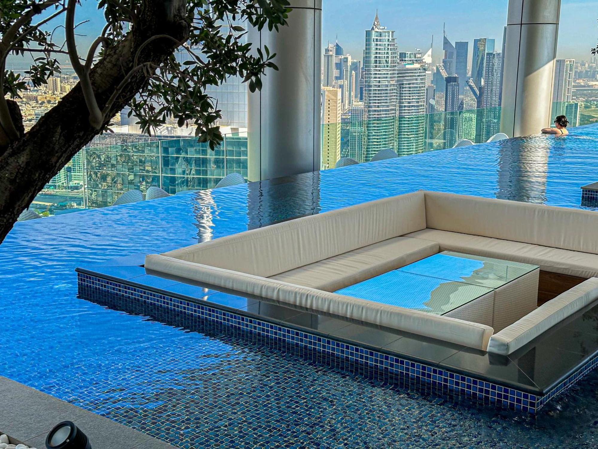 Full Burj Khalifa View Lux 2Bedroom With Rooftop Pool Central Location In Paramount Hotel Midtown Dubai Esterno foto